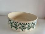 Lampet schaal creme-groen, Ophalen, Gebruikt, Schaal, Rond