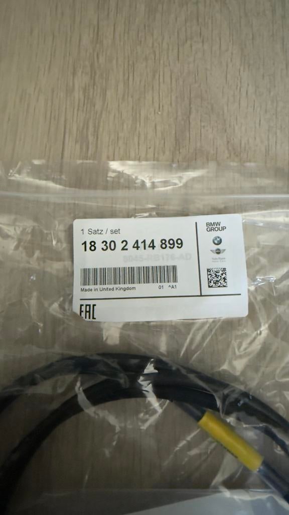 BMW M Performance Uitlaat Kabel - Onderdeelnummer 1830241489, Ophalen of Verzenden, Nieuw, BMW