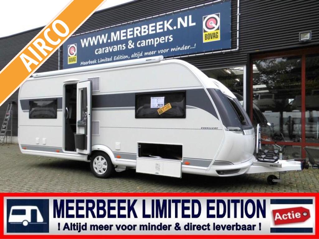 Hobby Excellent 560 CFE 5738,= KORTING FULL OPTIES AIRCO !, Caravans en Kamperen, Caravans, Rondzit, Hobby, Overige typen, 6 tot 7 meter