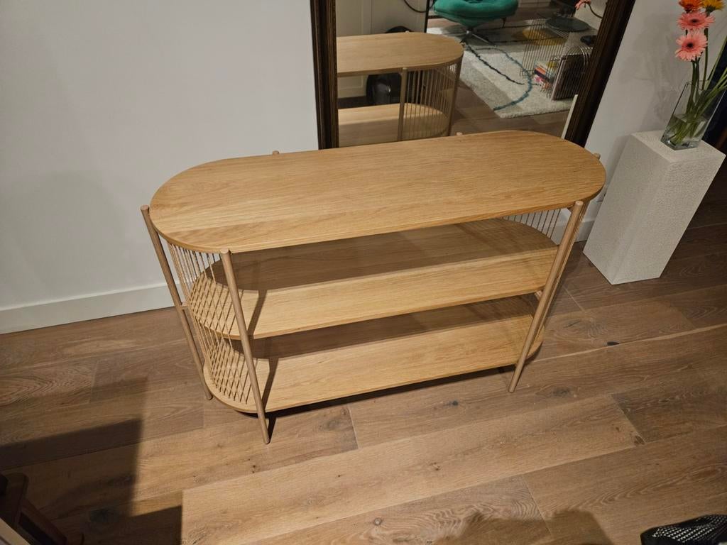 JYSK SNESLEV 2 plankenrek - Eikenhout, Ophalen, Zo goed als nieuw