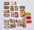 25 stuks oude luciferdoosjes, DIVERSE MERKEN/ONTWERPEN, Ophalen of Verzenden, Gebruikt, Luciferdoosjes of -merken