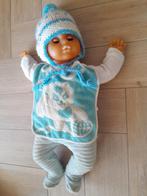 Oude pop met slaapogen, 66 cm lang, Ophalen of Verzenden, Babypop