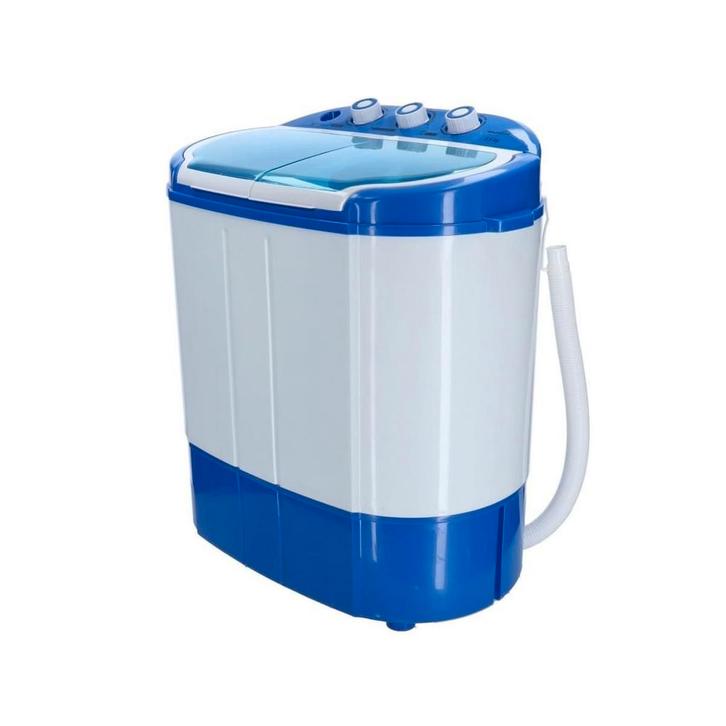 Camping wasmachine + centrifuge - goed werkend, Witgoed en Apparatuur, Wasmachines, Gebruikt, Bovenlader, Minder dan 4 kg, Minder dan 85 cm