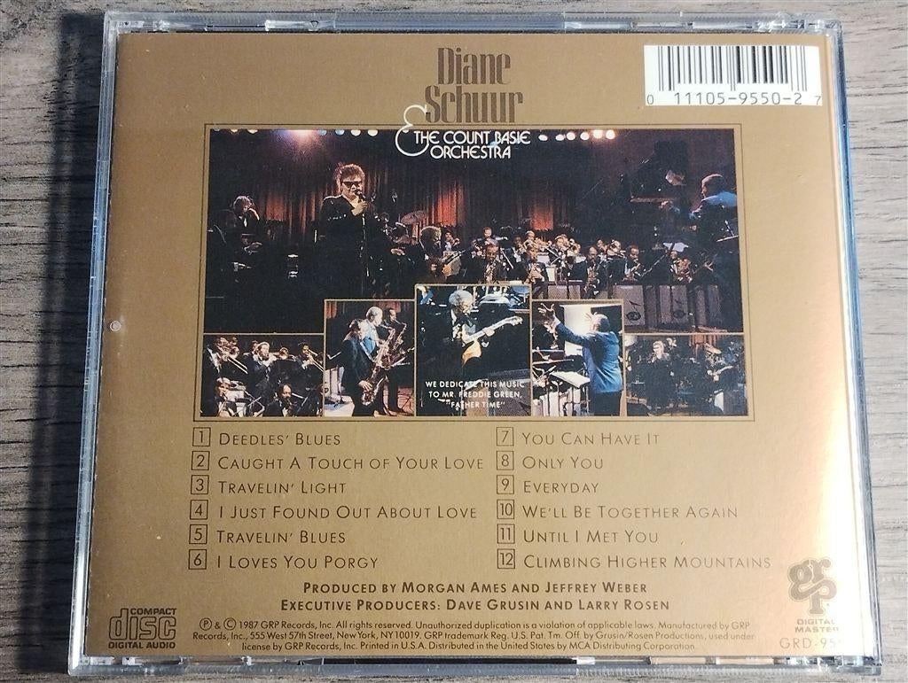 Diane Schuur & The Count Basie Orchestra, Ophalen of Verzenden, 1960 tot 1980, Zo goed als nieuw, Jazz