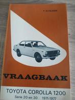 Toyota Corolla 1200 serie 20 en 30 (1971-1977) Vraagbaak, Verzenden