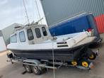 Visboot werkboot kajuitboot Rijnland zeewaardig Polyester, Watersport en Boten, Motorboten en Motorjachten, Ophalen, Gebruikt