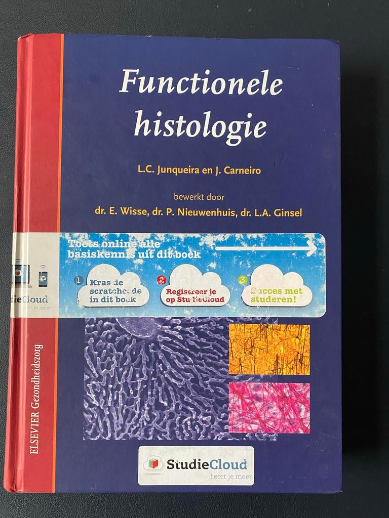 Functionele Histologie - L.C. Junqueira en J. Carneiro, Ophalen, Beta, Gelezen, WO