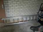 Aluminium ladder 3×9 sporten, Ophalen, Gebruikt, 4 meter of meer