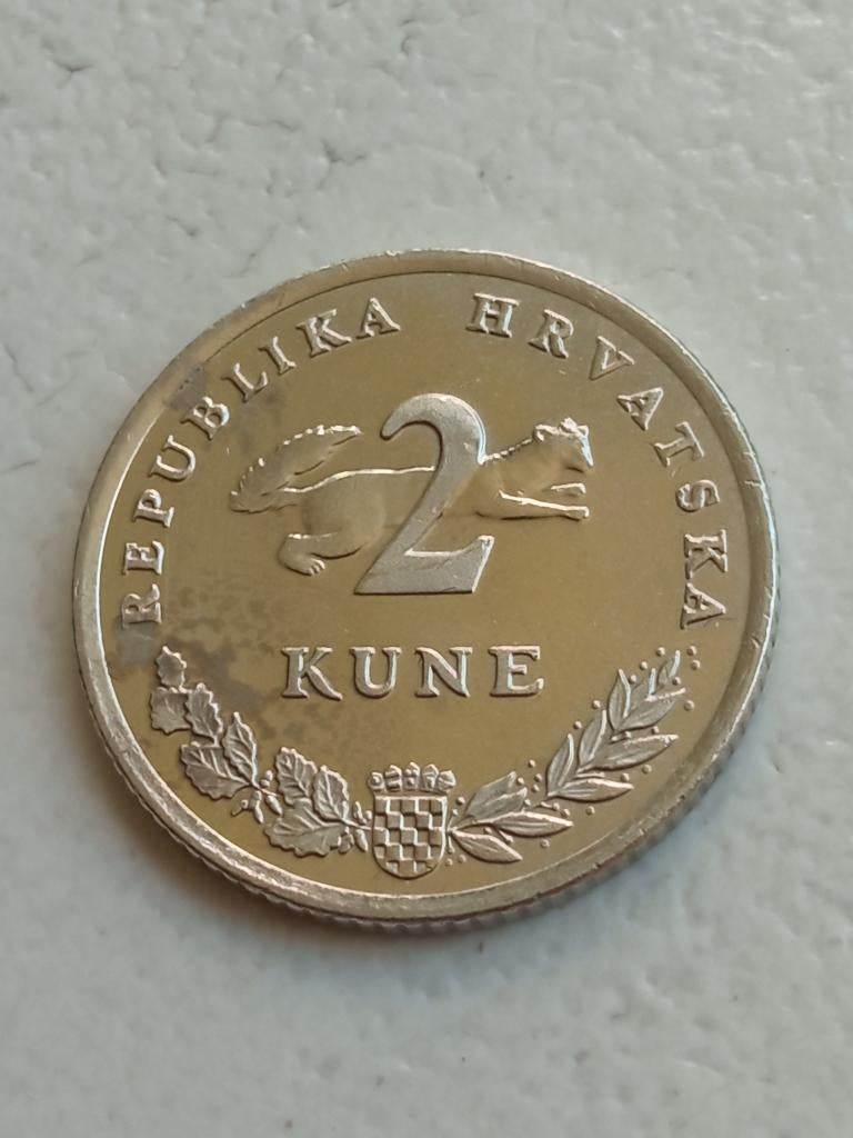 Kroatië 2 kuna 2011., Ophalen of Verzenden, Overige landen, Losse munt