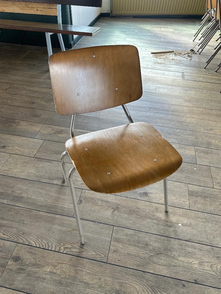 Stoel, Huis en Inrichting, Stoelen, Ophalen, Gebruikt, Bruin, Vintage