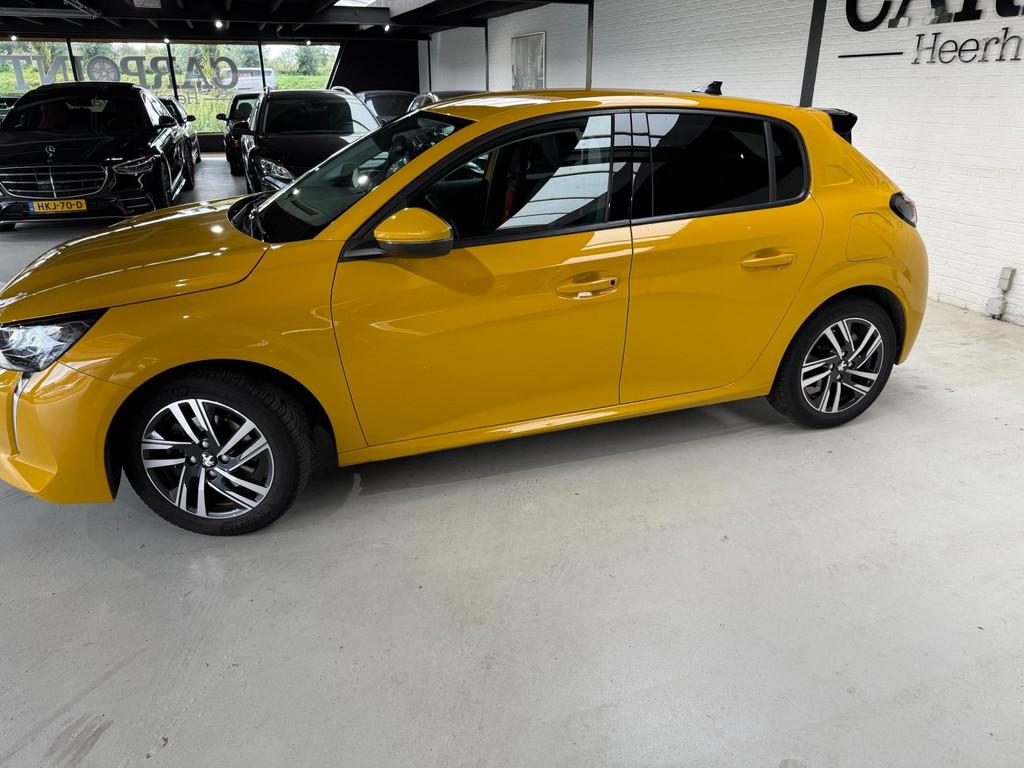 Peugeot 208 1.2 PureTech Allure Pack 2021 Automaat 101PK Cam, Auto's, Peugeot, 101 pk, Gebruikt, Euro 6, Leder en Stof