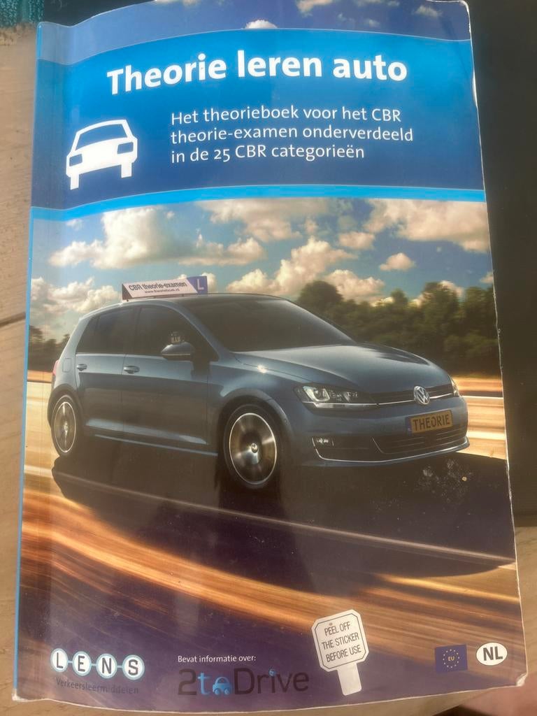 Theorieboek rijbewijs B - Theorie leren auto, Ophalen of Verzenden, Gelezen, Algemeen