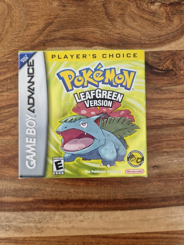 Pokemon Leaf Green (GBA) compleet met doos en handleiding, Spelcomputers en Games, Games | Nintendo Game Boy, 1 speler, Ophalen of Verzenden