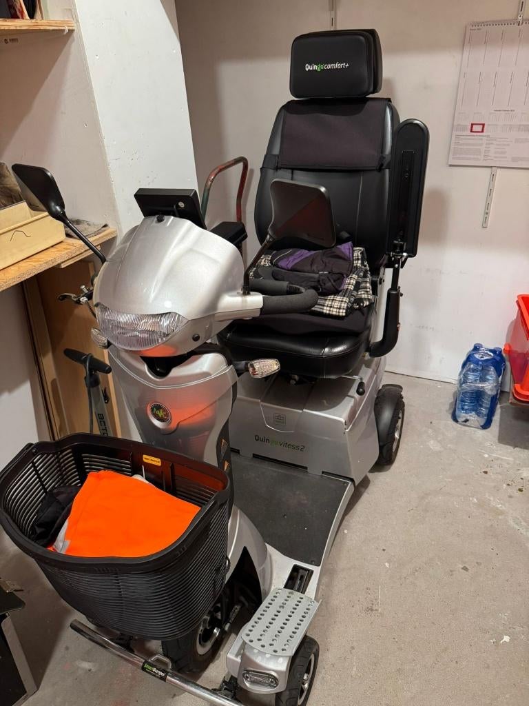 Scootmobiel Quingo Vitess 2, Diversen, Brommobielen en Scootmobielen, Zo goed als nieuw, Quingo, 36 t/m 45 km, 11 t/m 15 km/u