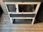 Ferplast konijnen-/caviahok te koop, Ophalen, Kooi, Gebruikt, 90 cm of meer