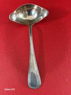 WMF verzilverde sauslepel met parelrand., Ophalen of Verzenden, Zo goed als nieuw, Overige materialen, Los bestek