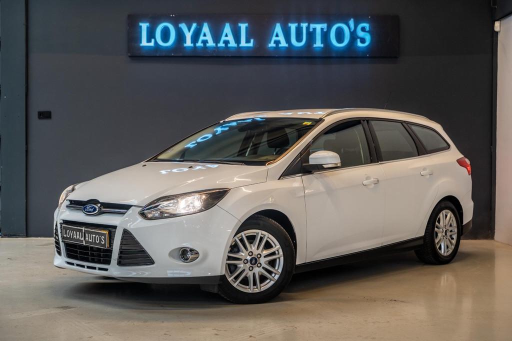 Ford Focus Wagon 1.0 EcoBoost Titanium | NAVI | AIRCO | CRUI, Auto's, Euro 5, Gebruikt, Wit, Origineel Nederlands