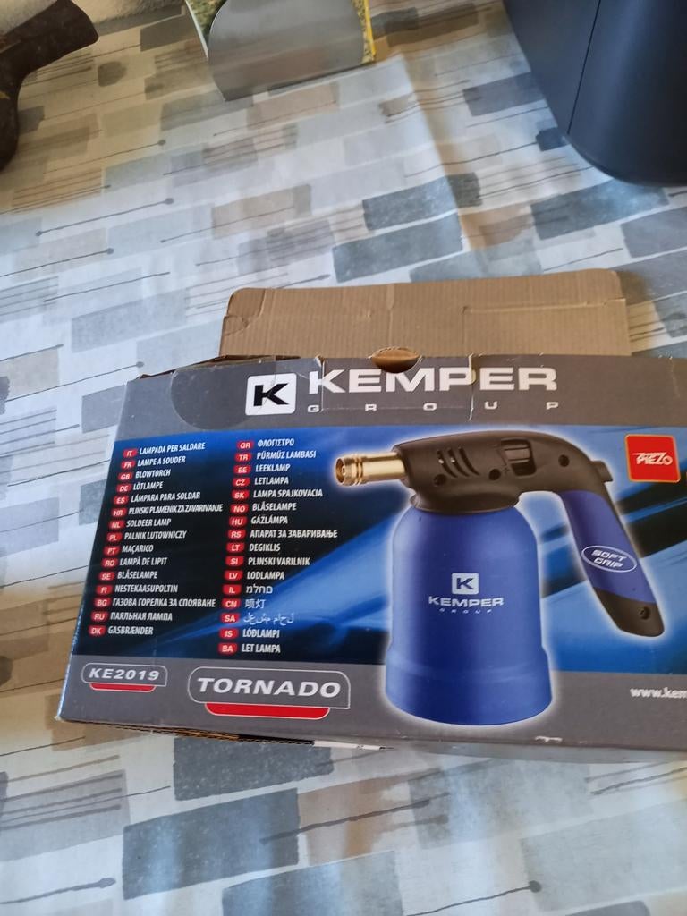 Kemper Tornado Soldeerbrander Gasbrander, Ophalen of Verzenden, Zo goed als nieuw
