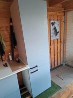 Hoge keukemnkast, Huis en Inrichting, Keuken | Keukenelementen, Ophalen, 50 tot 100 cm, Minder dan 100 cm, Grijs