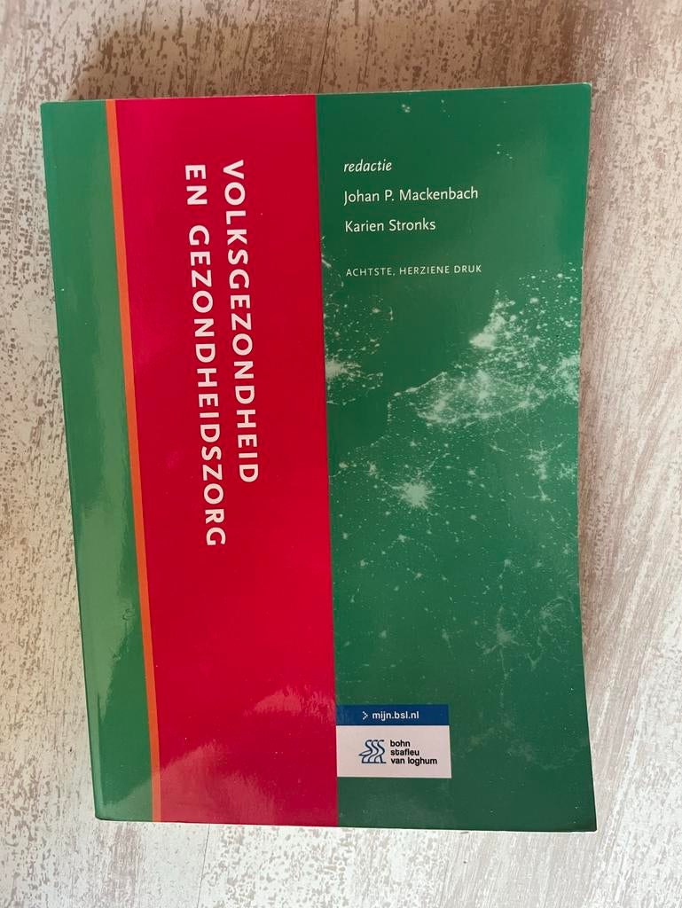 Volksgezondheid en Gezondheidszorg - Achtste Druk, Boeken, Studieboeken en Cursussen, Ophalen of Verzenden, Zo goed als nieuw