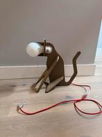 Houten kattenlamp - Unieke sfeerverlichting, Huis en Inrichting, Ophalen of Verzenden, Zo goed als nieuw