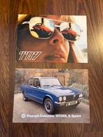 Triumph Dolomite & TR7 Autobrochures, Ophalen of Verzenden, Zo goed als nieuw, Overige merken