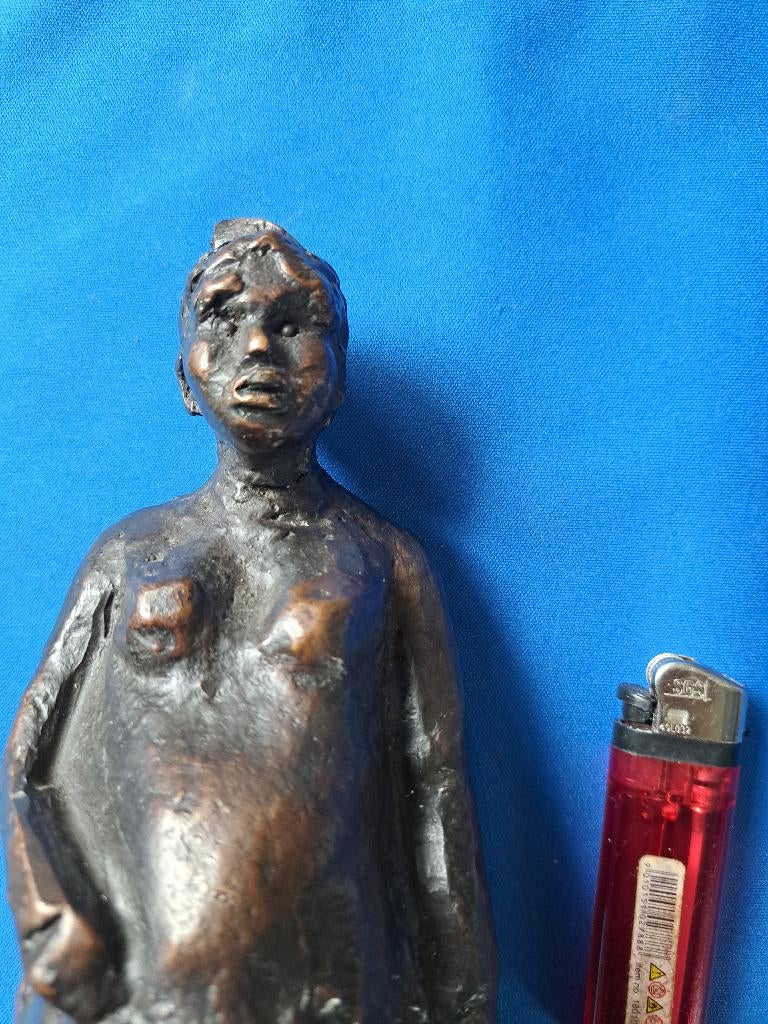 brons beeld zwangere vrouw, Ophalen of Verzenden