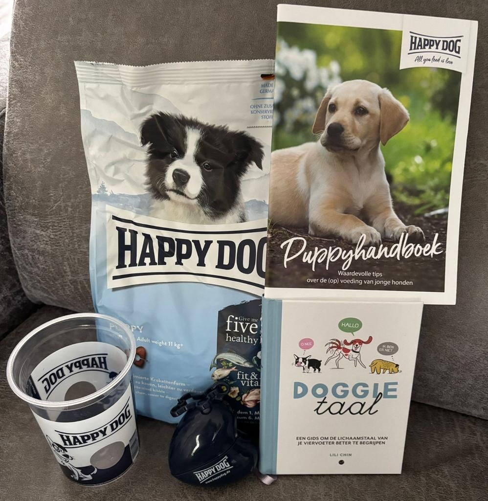 Puppy pakket, Ophalen, Hond