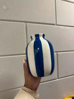 Set van 3 blauw-wit gestreepte vaasjes, Ophalen, Blauw, Aardewerk of Porselein, Zo goed als nieuw