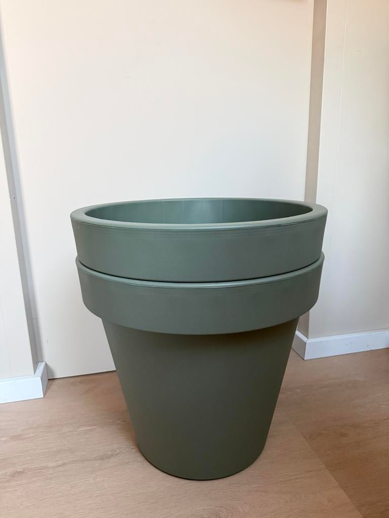 Plantenbak/bloembak tuin kunststof, Tuin en Terras, Bloembakken en Plantenbakken, Ophalen, Kunststof, Rond, Nieuw