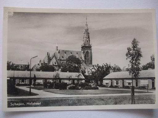 P197 Schagen - Hofstraat - 1956, Verzenden, 1940 tot 1960, Ongelopen, Noord-Holland