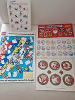 G 142 Vintage Feestdagen  Stickers - o.a. vanDA Drogist, Ophalen of Verzenden