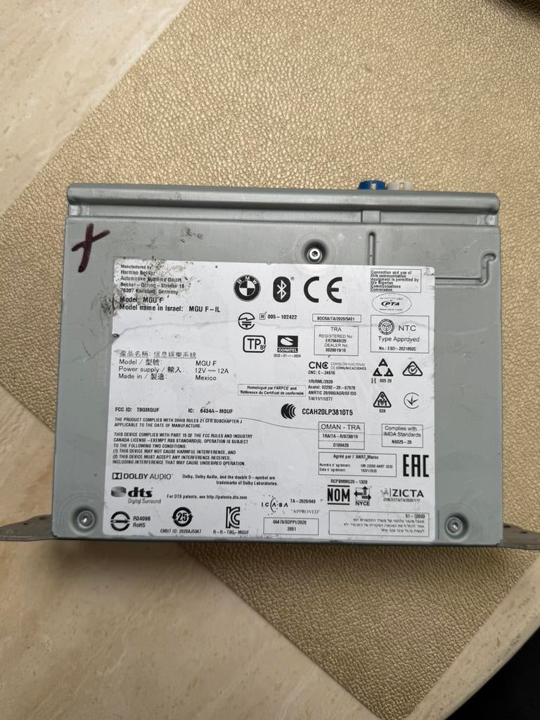 BMW MGU HU iDrive head unit infotainment module, Ophalen, Zo goed als nieuw