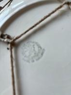 Vintage decoratief bord met vogels en bloemen, Ophalen