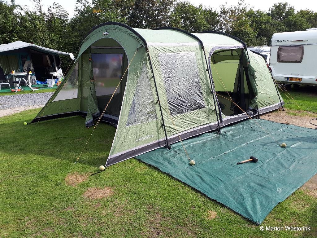 Vango Mira 500 tent en complete kampeeruitrusting, Ophalen, Gebruikt, Tot en met 5