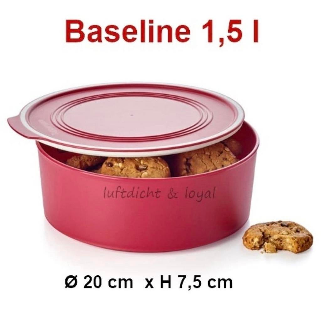 Tupperware Baseline koektrommel 1,5 L, Ophalen of Verzenden