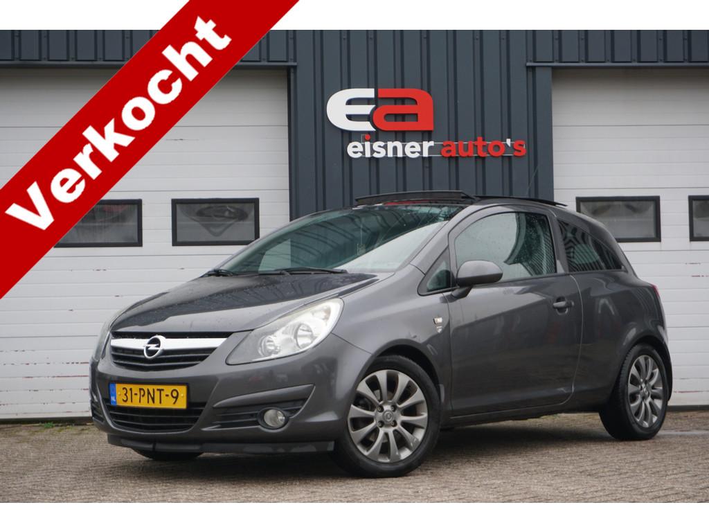 Opel Corsa 1.4-16V Cosmo | OPEN DAK / PANO | CRUISE | AIRCO, Auto's, Opel, Voorwielaandrijving, Euro 5, 4 cilinders, Met garantie (alle)