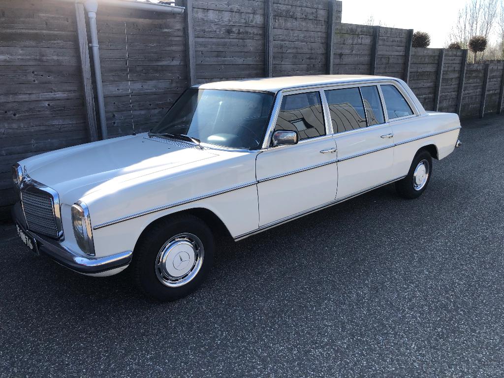 Mercedes Benz 240 Diesel Verlengde uitvoering ! Zie verder, Auto's, Oldtimers, Automaat, Wit, Mercedes-Benz, Diesel