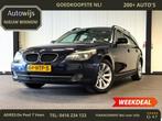 BMW 5-serie Touring 520i Business Line|M-SPORT|LEDER|NAVI|TR, Auto's, BMW, Navigatiesysteem, Achterwielaandrijving, Zwart, 4 cilinders