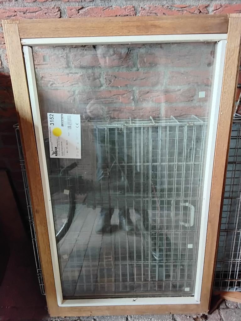 Raam met glas, Ophalen, Gevelraam of Ruit, Minder dan 80 cm, 80 tot 120 cm