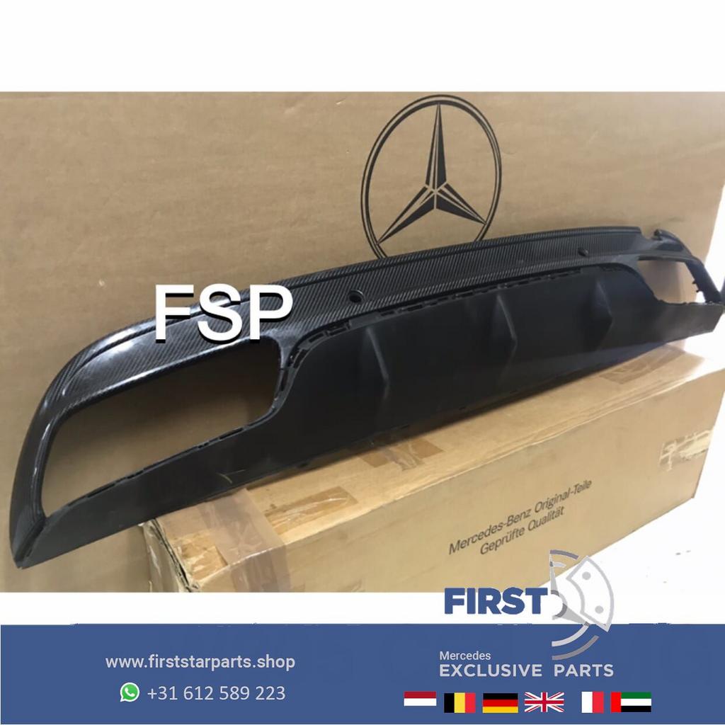 W205 C63 AMG CARBON DIFFUSER A2058854005 origineel Mercedes, Gebruikt, -, Ophalen of Verzenden, -