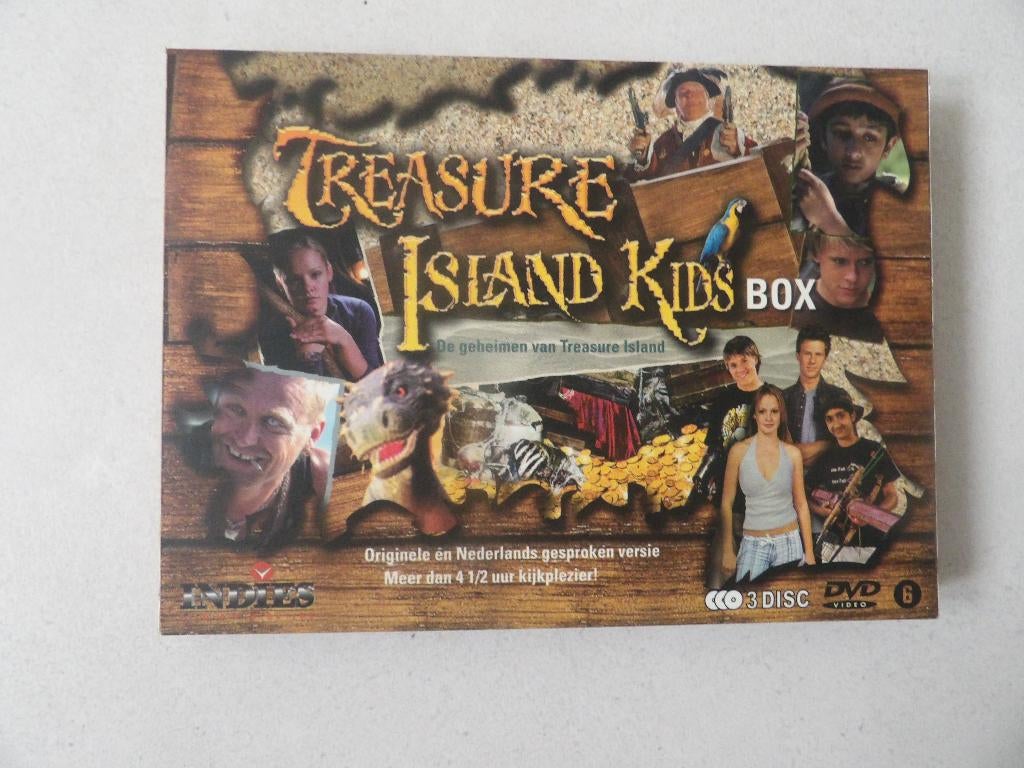 3 dvd's TREASURE ISLAND kids box 4 1/2 uur kijkplezier, Avontuur, Ophalen of Verzenden, Zo goed als nieuw, Vanaf 6 jaar