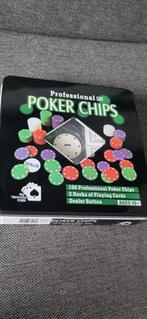 Professionele Poker Chips Set - Nieuwstaat, BCC, Vijf spelers of meer, Ophalen of Verzenden, Zo goed als nieuw