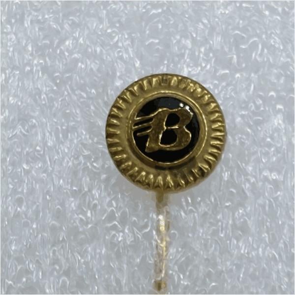 SP0700 Speldje Brennabor zwart, Ophalen of Verzenden, Gebruikt, Overige onderwerpen