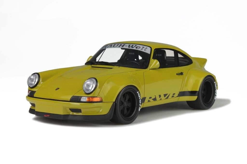 GT spirit GT120 Porsche 930 RWB Olijfgroen, Hobby en Vrije tijd, Modelauto's | 1:18, Ophalen of Verzenden, Nieuw, Auto, Overige merken
