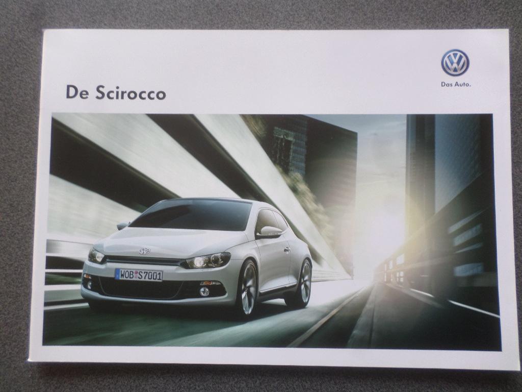 Volkswagen VW Scirocco & GTS 2013 Brochure, Ophalen of Verzenden, Zo goed als nieuw, Volkswagen