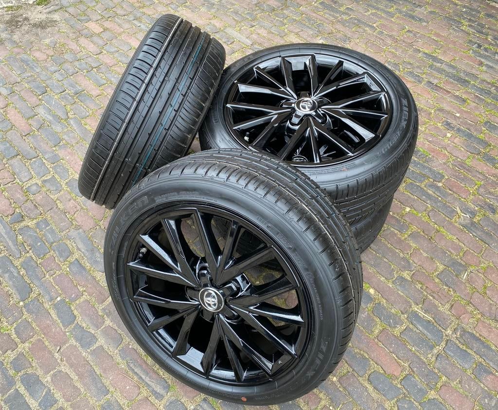 ALS NW. 17” Toyota Corolla velgen + TPMS + NIEUWE 225/45 R17, Banden en Velgen, Nieuw, 17 inch, Ophalen of Verzenden