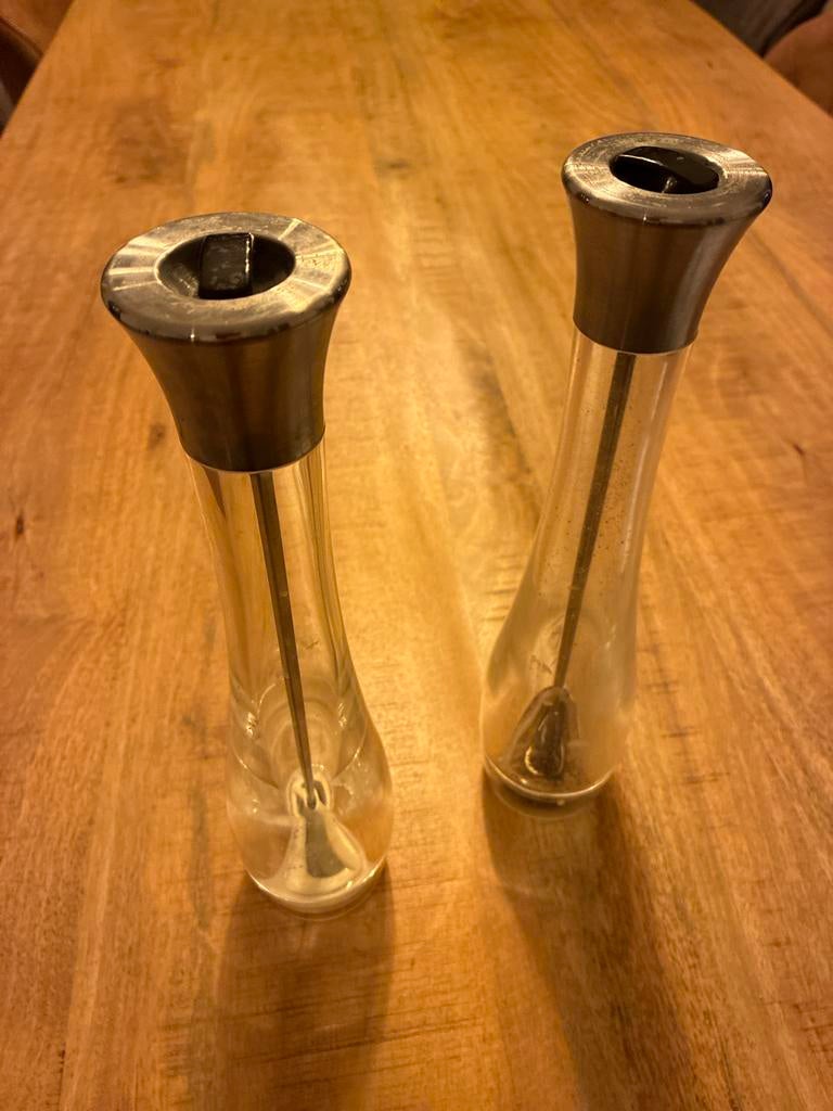 Peper- en zoutmolen Oil & Vinagan, Ophalen of Verzenden, Gebruikt