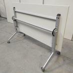 Flextafel / verrijdbaar bureau met NIEUW BLAD - 160x80 cm, Ophalen, In hoogte verstelbaar, Gebruikt