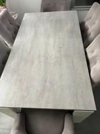 SALON TAFEL + EETTAFEL + 6 STOELEN beschikbaar vanaf mei, 40 liter of meer, Ophalen, Zo goed als nieuw, Minder dan 50 cm